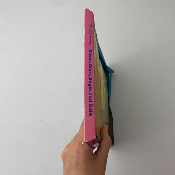 Vintage 70s Dawn Topper Toys Doll Clothes Gold Girl Swirl Yellow Dress - Picture 5 of 6